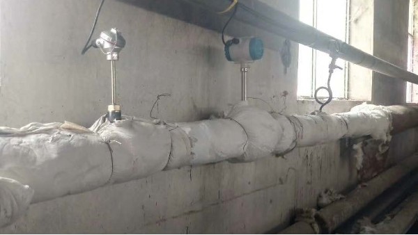 财神网站高温流量计现场调试